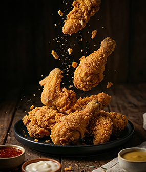 Crispy Fried Chicken at The Arabian Chicken Bites Vadodara