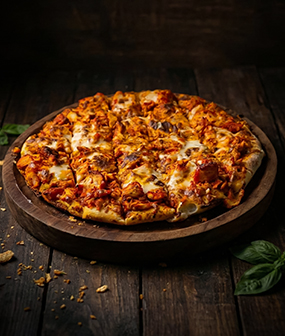Delicious Fresh Pizza at The Arabian Chicken Bites